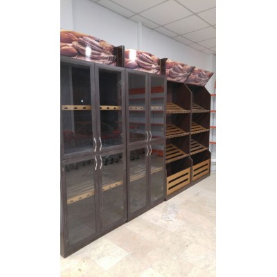 Cam Kapaklı Unlu Mamül Dolabı